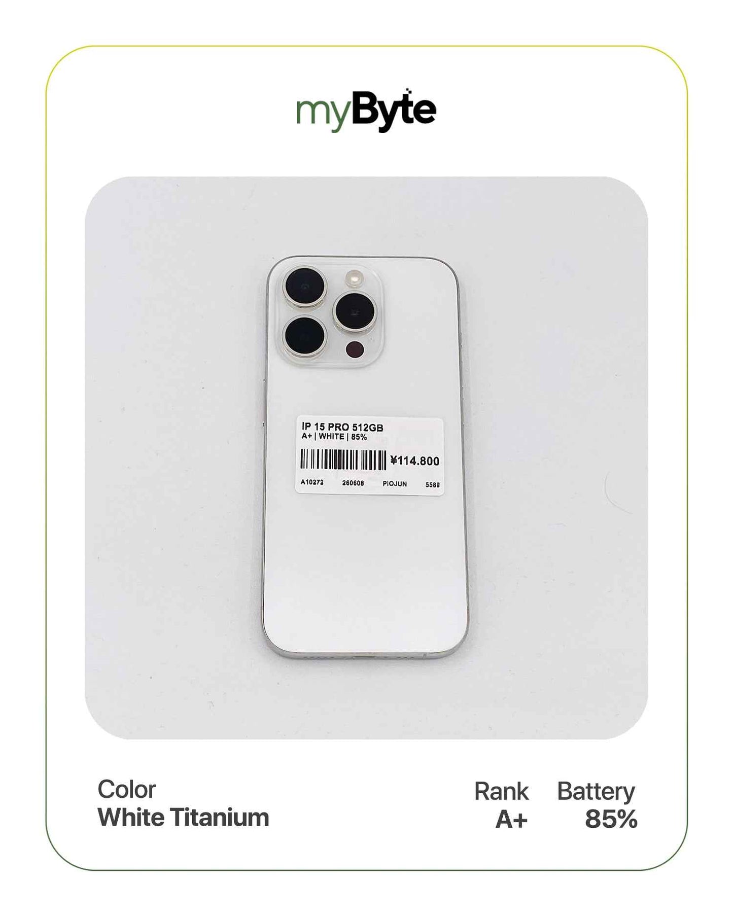 iPhone 15 Pro 5G 512GB (SIM Free)