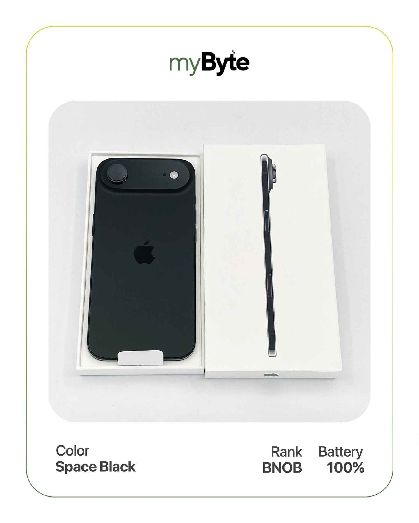 iPhone Air 5G 256GB eSIM (SIM Free) Space Black myByte International