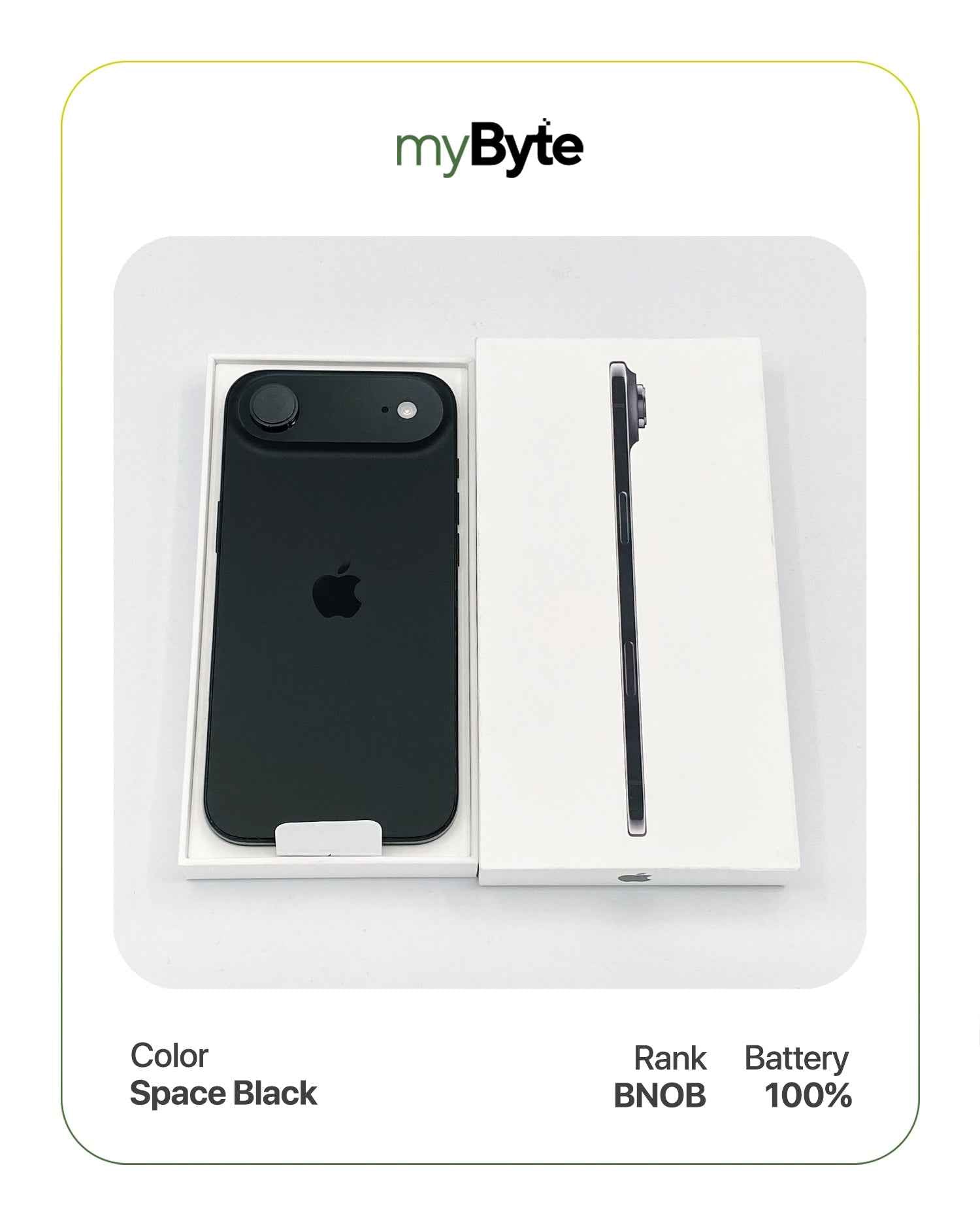 iPhone Air 5G 256GB eSIM (SIM Free) Space Black myByte International