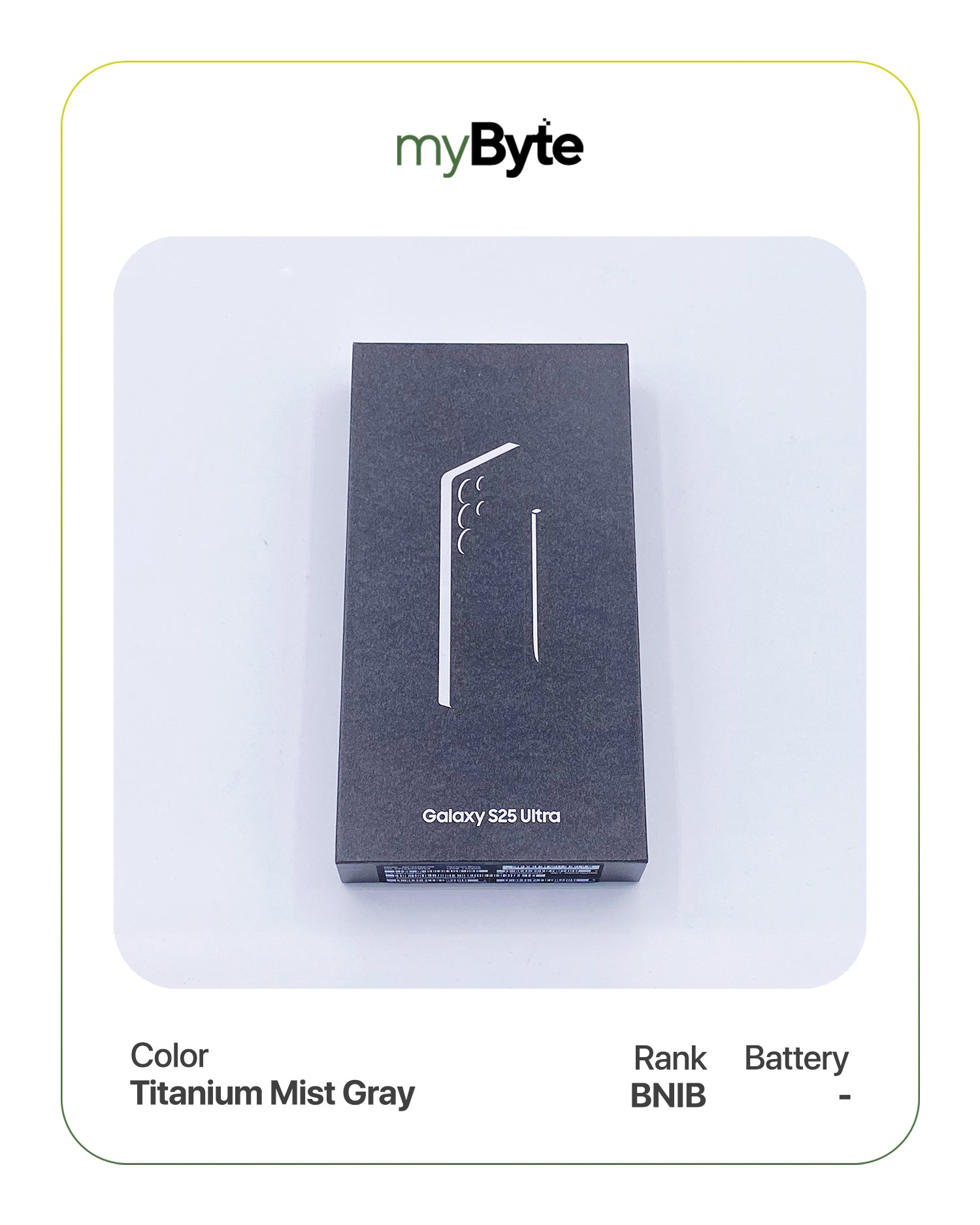 Samsung Galaxy S25 Ultra 5G 1TB Dual SIM (Silent Camera) myByte International