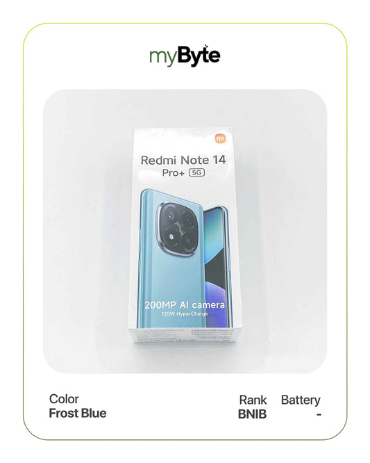 Redmi Note 14 Pro+ 5G 512GB Silent Camera (Dual SIM) Frost Blue SIM Free myByte International
