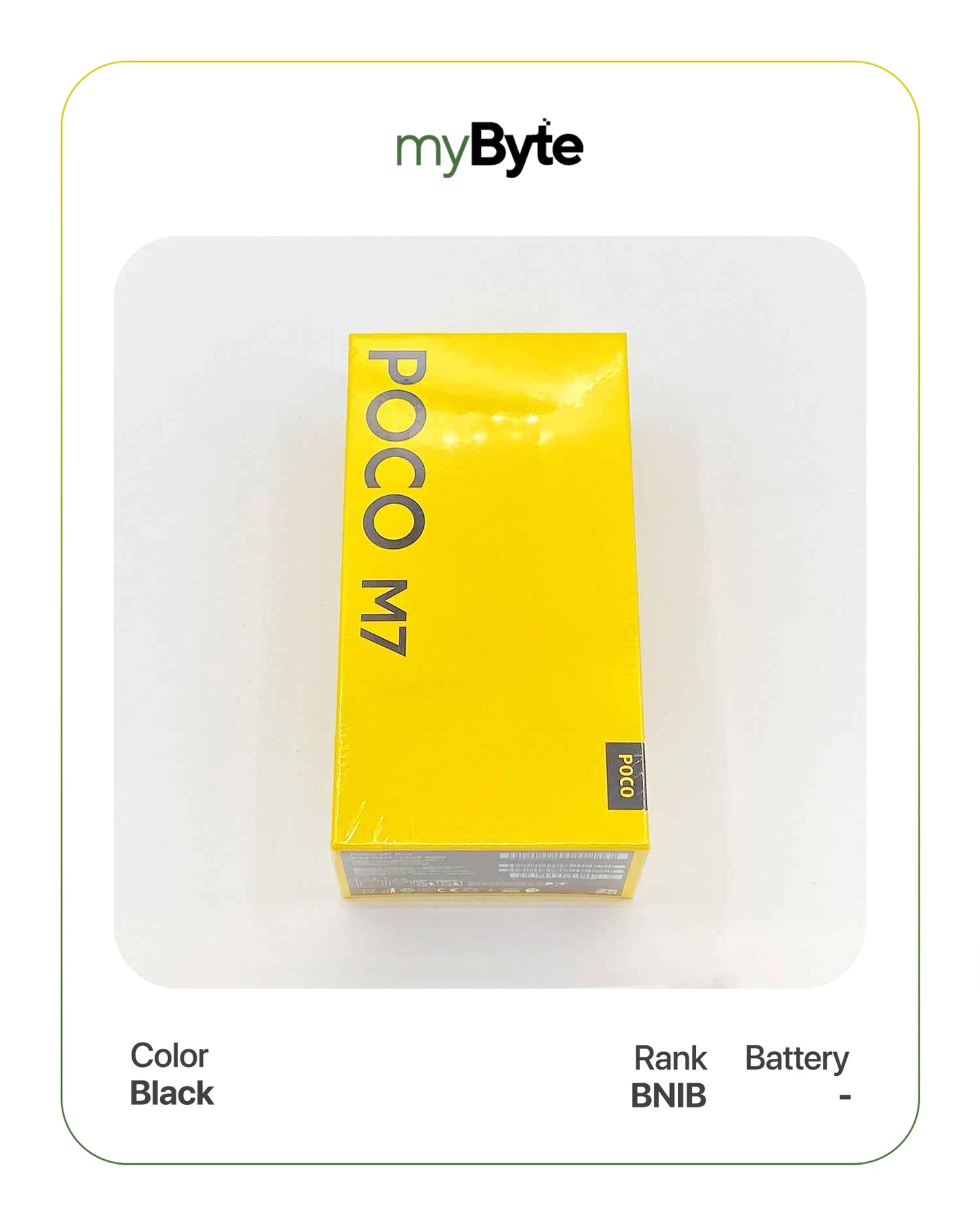 POCO M7 5G 128GB (SIM Free) Black SIM Free myByte International