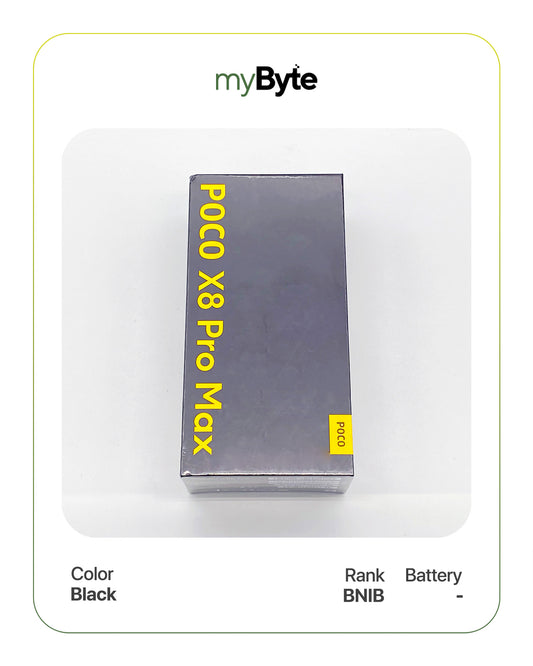 POCO X8 Pro Max 256GB (SIM Free) Black SIM Free myByte International