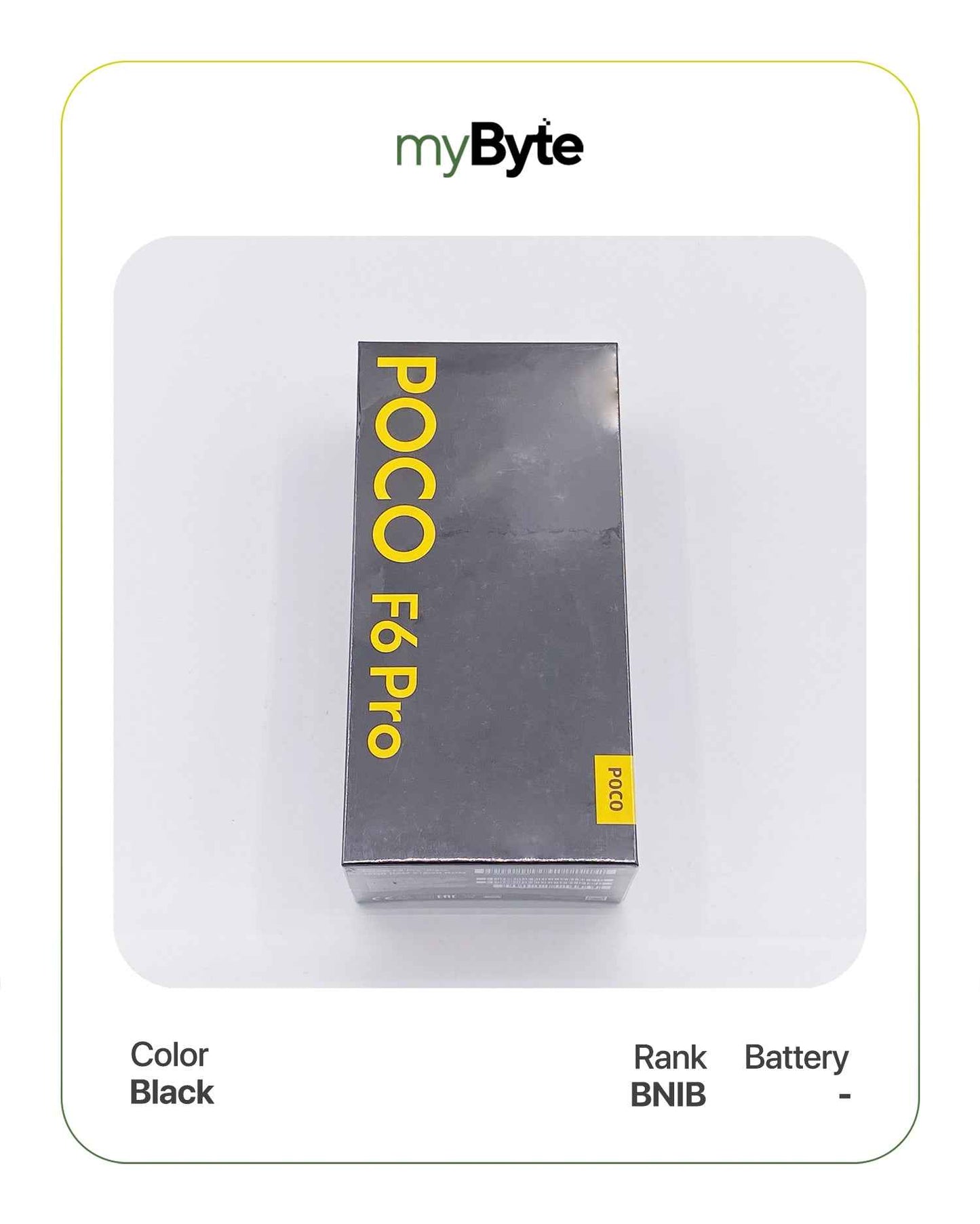 POCO F6 Pro 512GB (SIM Free) Black SIM Free myByte International