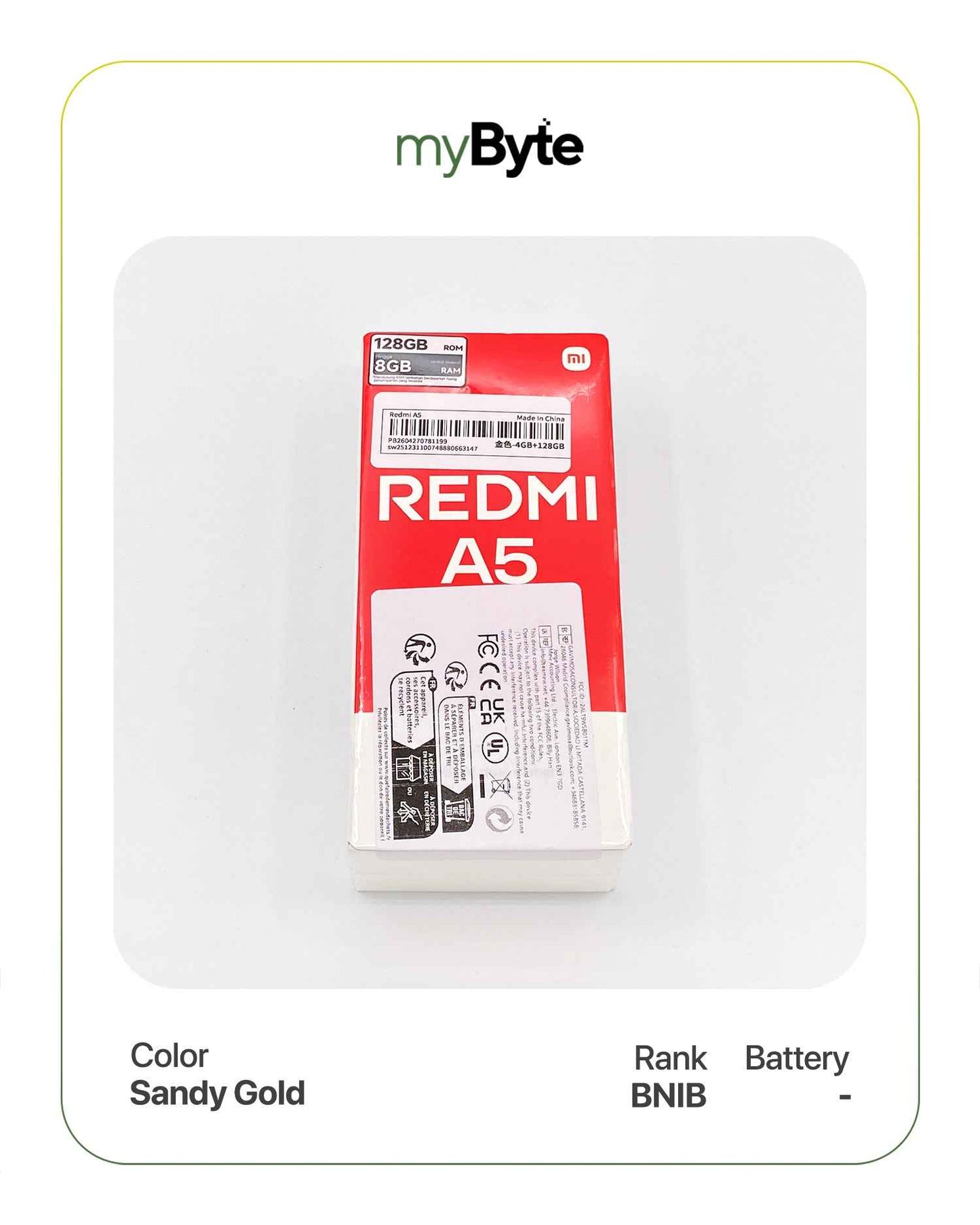 Redmi A5 128GB Silent Camera (Dual SIM)
