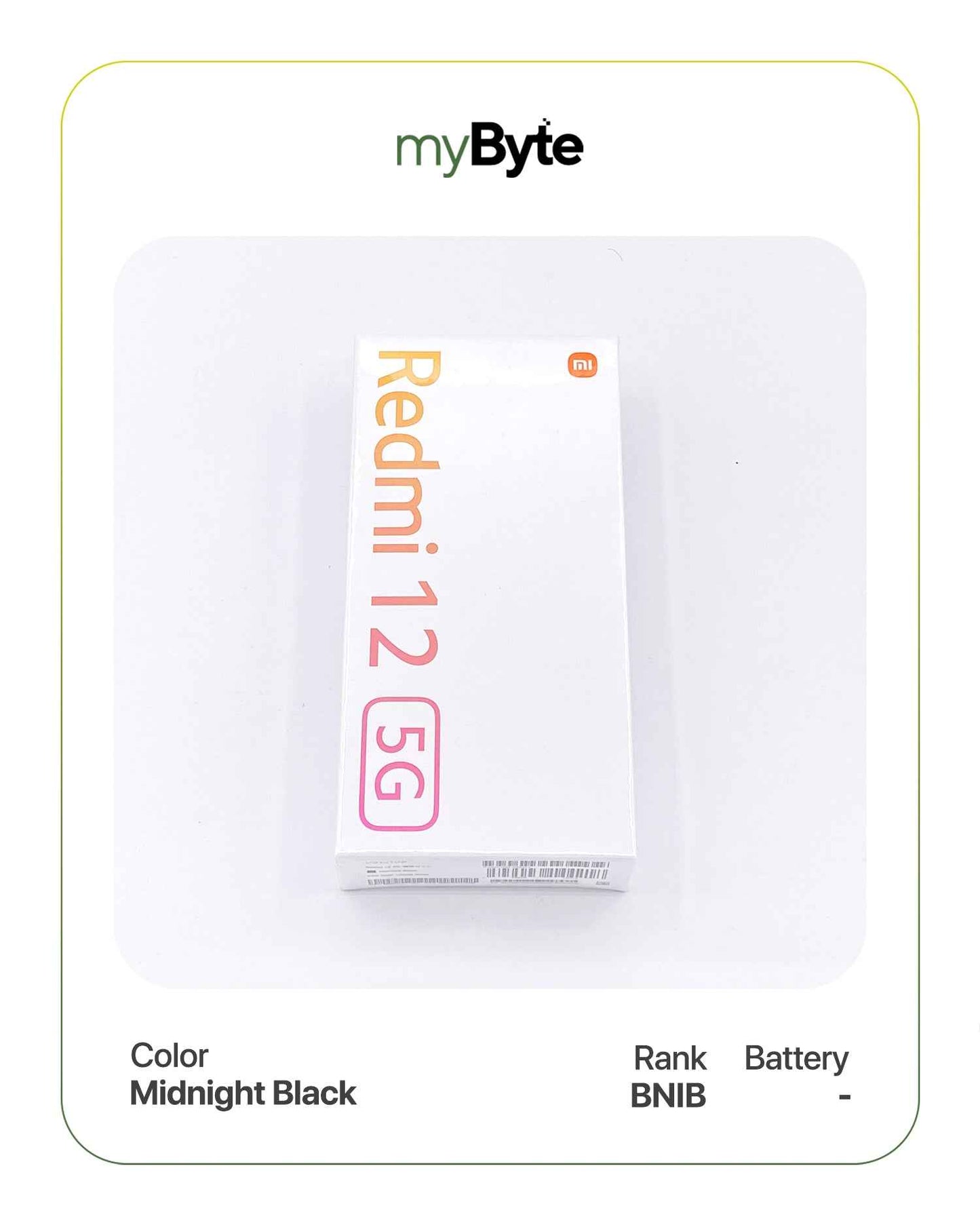 Redmi 12 5G 128GB (SIM Free) myByte International