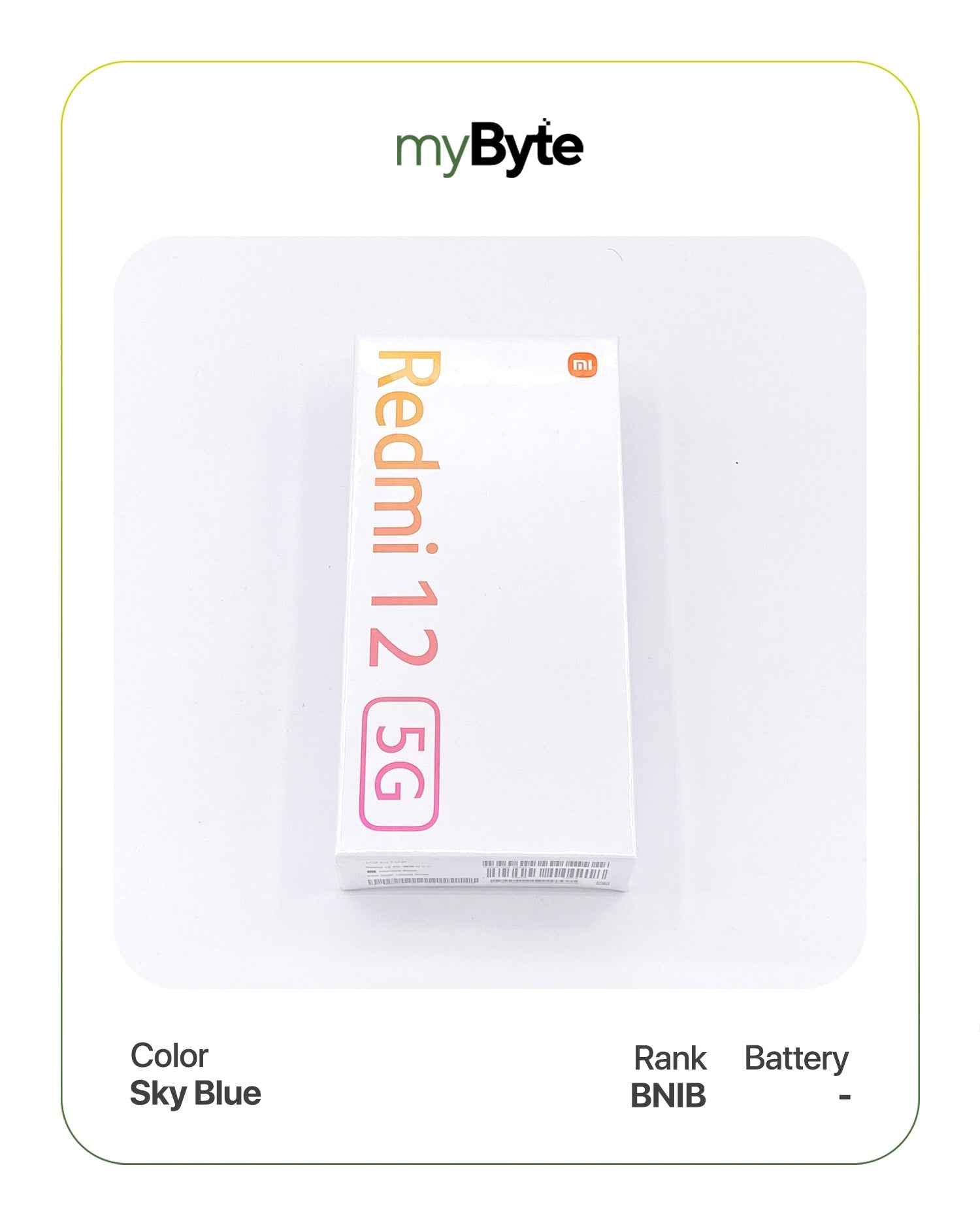 Redmi 12 5G 128GB (SIM Free) myByte International