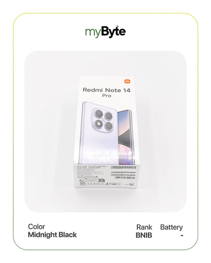 Redmi Note 14 Pro 256GB Silent Camera (Dual SIM)