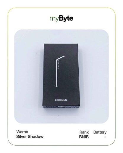 Samsung Galaxy S25 5G 256GB (Sim Free) Silver Shadow myByte International