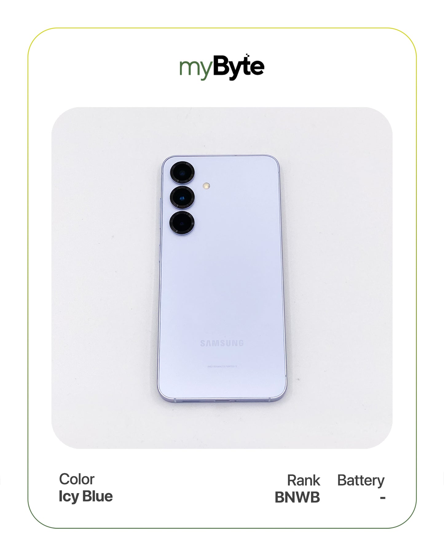 Samsung Galaxy S25 5G 256GB (SIM Free) Icy Blue SoftBank (-) myByte International