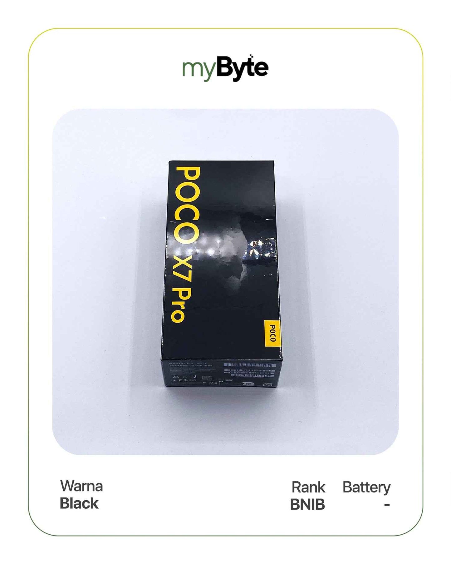 POCO X7 Pro 512GB Silent Camera (Dual SIM) Black SIM Free myByte International