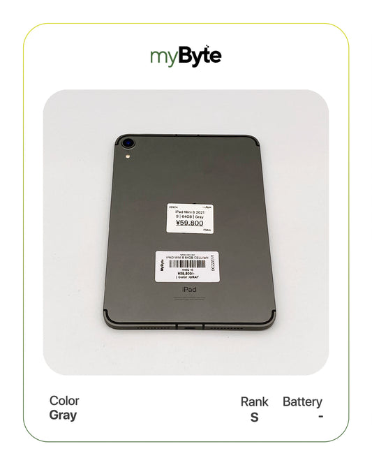 iPad Mini 6th Gen 2021 64GB (Wi-Fi+Cellular) myByte International